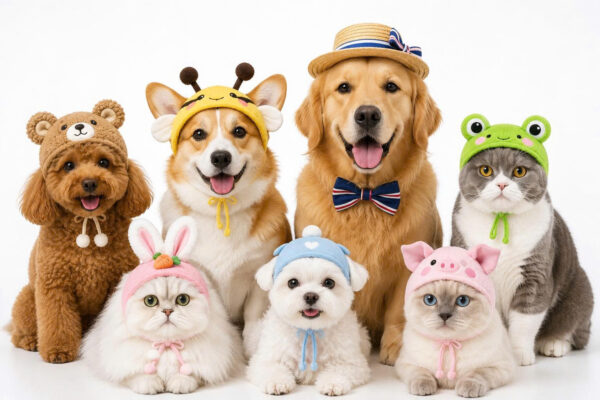 Mũ cho chó mèo đúng kích cỡ