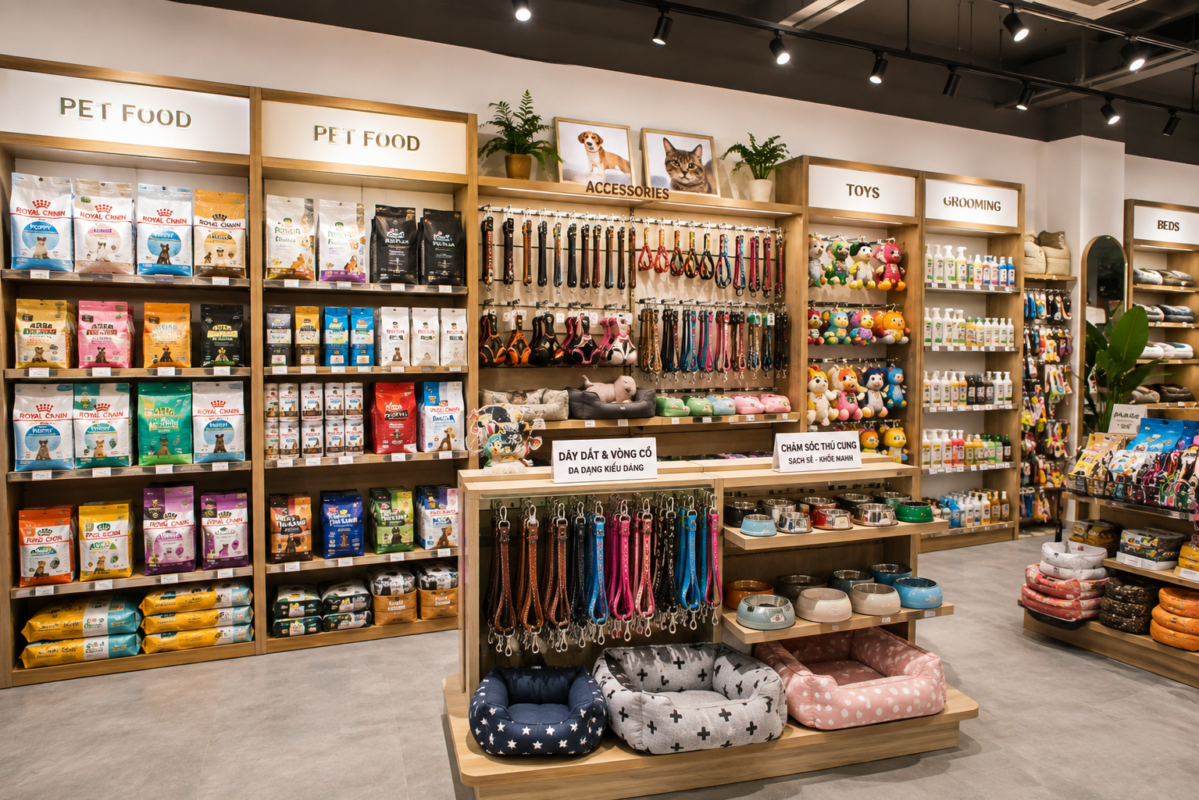 Pet shop hiện đại tương lai