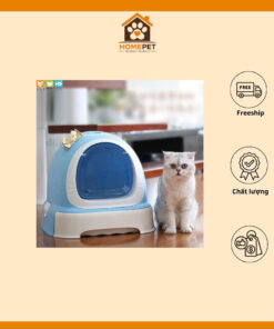 Nhà Vệ Sinh Mèo Có Nơ Makar Bền Đẹp Sạch Sẽ Và Hợp Vệ Sinh